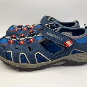 Merrell Hydro H2O Hiker Sandals Gray/Blue, Big Kids Size 2